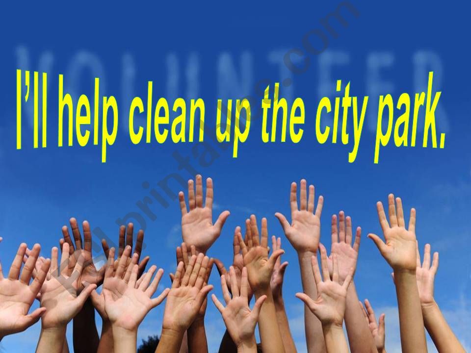 [DD]Ill help clean up the city park